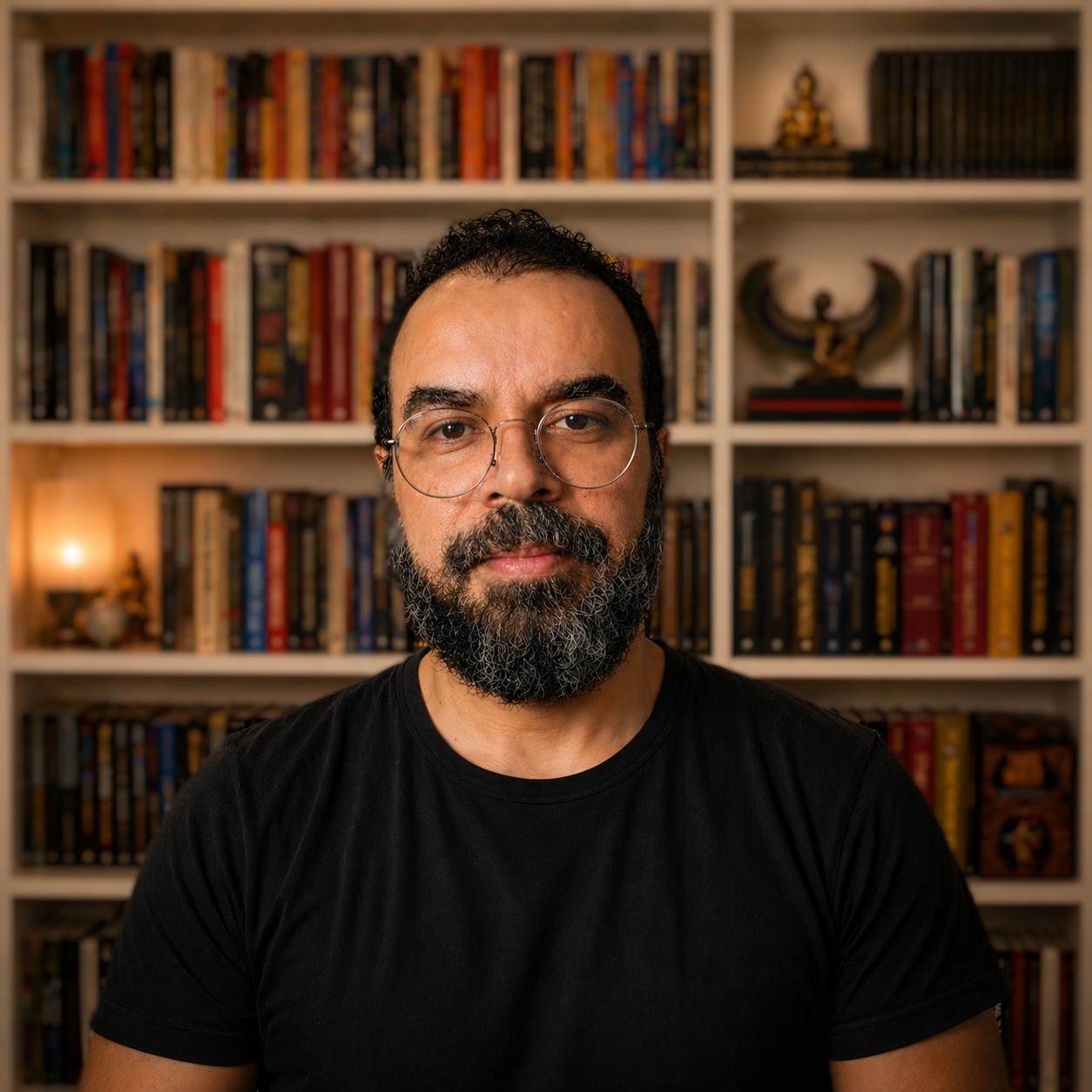 Cristóvão Qaldi em seu gabinete